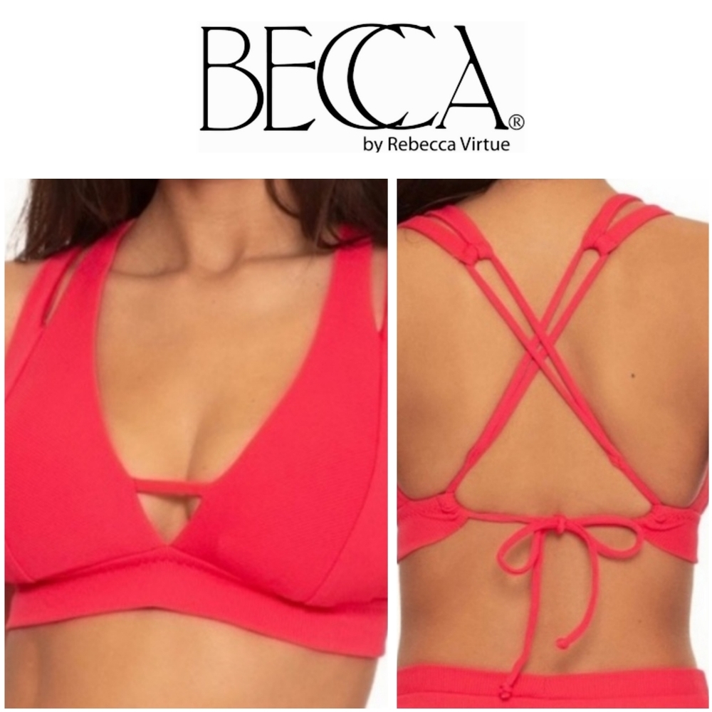 New Becca Elaine Fine Line Color Code Bralette Bi… - image 1